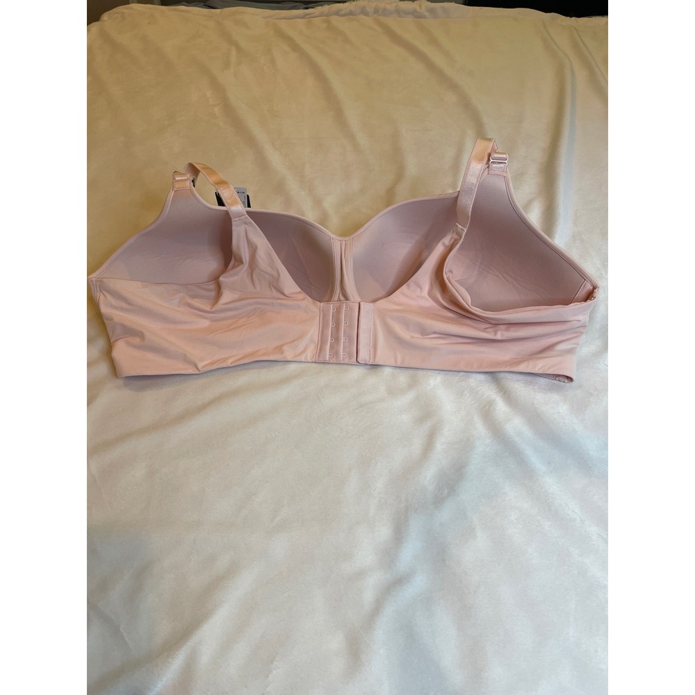 Torrid Curve 360 Back Smoothing Everyday Bra Wire Free Pink 46DD New - Picture 2 of 6